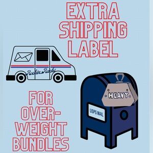 Extra Shipping Label For Overweight Bundles